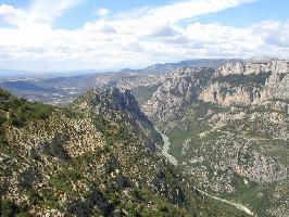 Gorges du Verdon: Westlicher Bereich der Schlucht