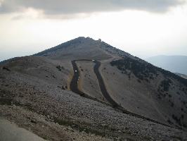 Blick D 974 und Le Radome Mont Ventoux