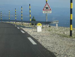 Mont Ventoux: Kilometerstein