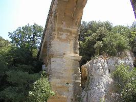 Pont du Gard: Pfeiler