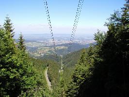 Schauinslandbahn: Bergstation Blick Talstation