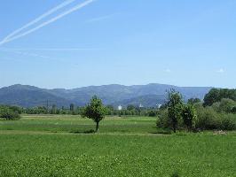 Dietenbachniederung Freiburg: Blick Schauinsland