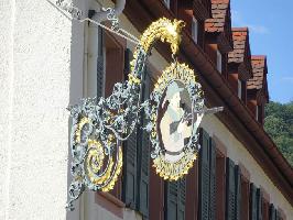 Wirtshausausleger Gasthaus Schtzen Freiburg