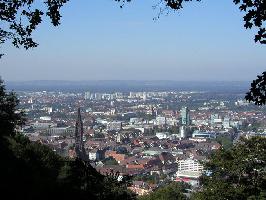 Oberes Schloss Freiburg: Blick Altstadt