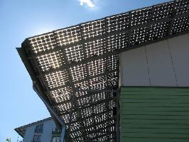 Solarsiedlung Freiburg: Solarzellen Hausdach