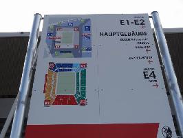 Sport-Club Freiburg: Stadionplan Eingang E1 und E2
