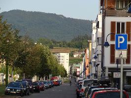 Vaubanallee Freiburg: Blick Kybfelsen