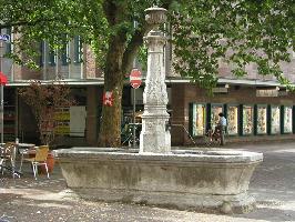 Zweirhrenbrunnen Bertoldstrae Freiburg