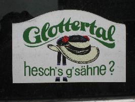 Glottertal: Aufkleber Hsch`s gshne ?