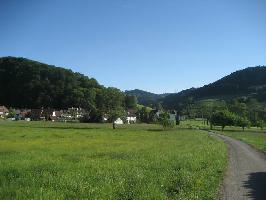 Unter der Wiggisbruck im Glottertal: Nordansicht