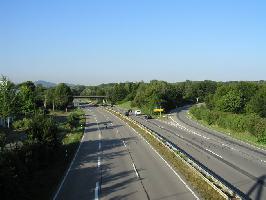 B3-Brücke Gundelfingen: Südblick