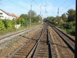 Bahnhof Gundelfingen: Abzweigung Gterumgehungsbahn