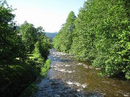 Whlerbrcke: Fluss Gutach Nordblick