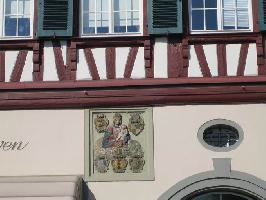 Wappentafel Klosters Einsiedeln  Gasthaus zum Löwen