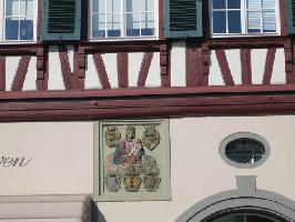 Wappentafel Klosters Einsiedeln  Gasthaus zum Lwen