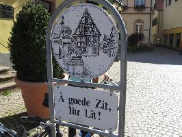 Altstadt Haslach: Alemannischer Gruß