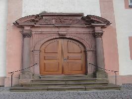 Kirche St. Agatha Horben: Barockes Portal