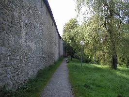 Stadtmauer Isny: Auenmauer am Kurpark