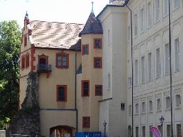 Karlsburg Durlach: Balkon Prinzessinnenbau