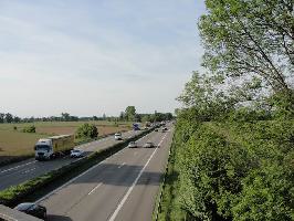 Autobahnbrcke Kenzingen-Oberhausen: Nordblick A5