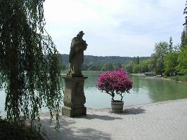 Insel Mainau: Figur Johannes Nepomuk