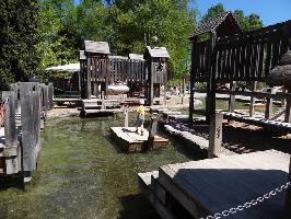 Mainau Kinderland: Wasserfloss