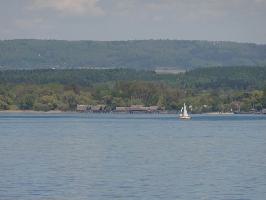 Insel Mainau: Blick Pfahlbaumuseum