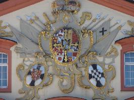 Wappen Westgiebel Schloss Mainau