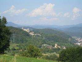 Bergweg: Blick Burg Rtteln