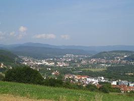 Bergweg: Blick Tumringen