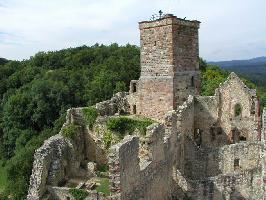 Burg Rötteln: Blick Zugang Bergfried