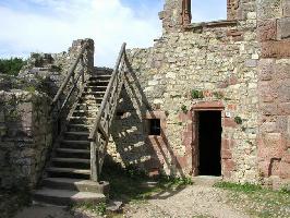 Burg Rötteln: Treppe zum Bergfried