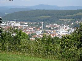 Tllinger Berg: Blick Rathaus