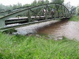 Dreisambrcke Buchheim: Hochwasser