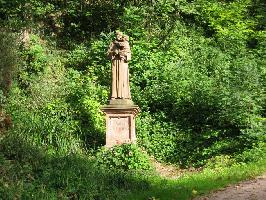 Schlosspark Hugstetten: Antonius Statue