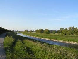 Stellwehr Dreisam Neuershausen: Dreisamkanal