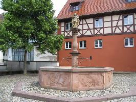 Barocker Stockbrunnen in Merdingen