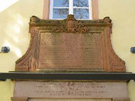 Tafel Schlossgebude Jesuitenschloss Merzhausen