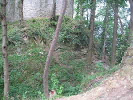 Burg Neuenfels: Wanderweg Burggraben