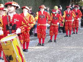 Aufmarsch Fanfarenzug Althistorische Offenburg