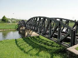 Eisenbahnbürcke Riegel Nordansicht