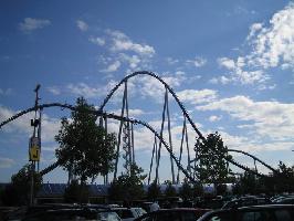 Silver Star Erster Airtime-Hgel