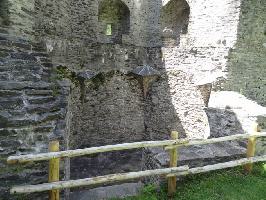 Castello di Mesocco: Innenansicht Polygonturm