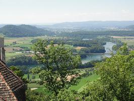 Burg Hohenklingen Blick Hochrhein