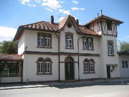 Bahnhof Staufen: Frontansicht