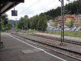 Bahnhof Titisee: Bahngleis Hinterzarten