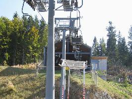 Hasenhorn-Sessellift: Bergstation