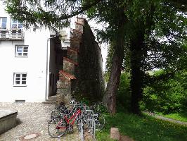 Gradebergstrae: Blick Stadtmauer