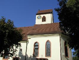 Kirche St. Laurentius Bischoffingen: Sdansicht