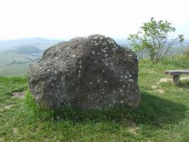 Vulkanverwitterungs-Steinblock Mondhalde